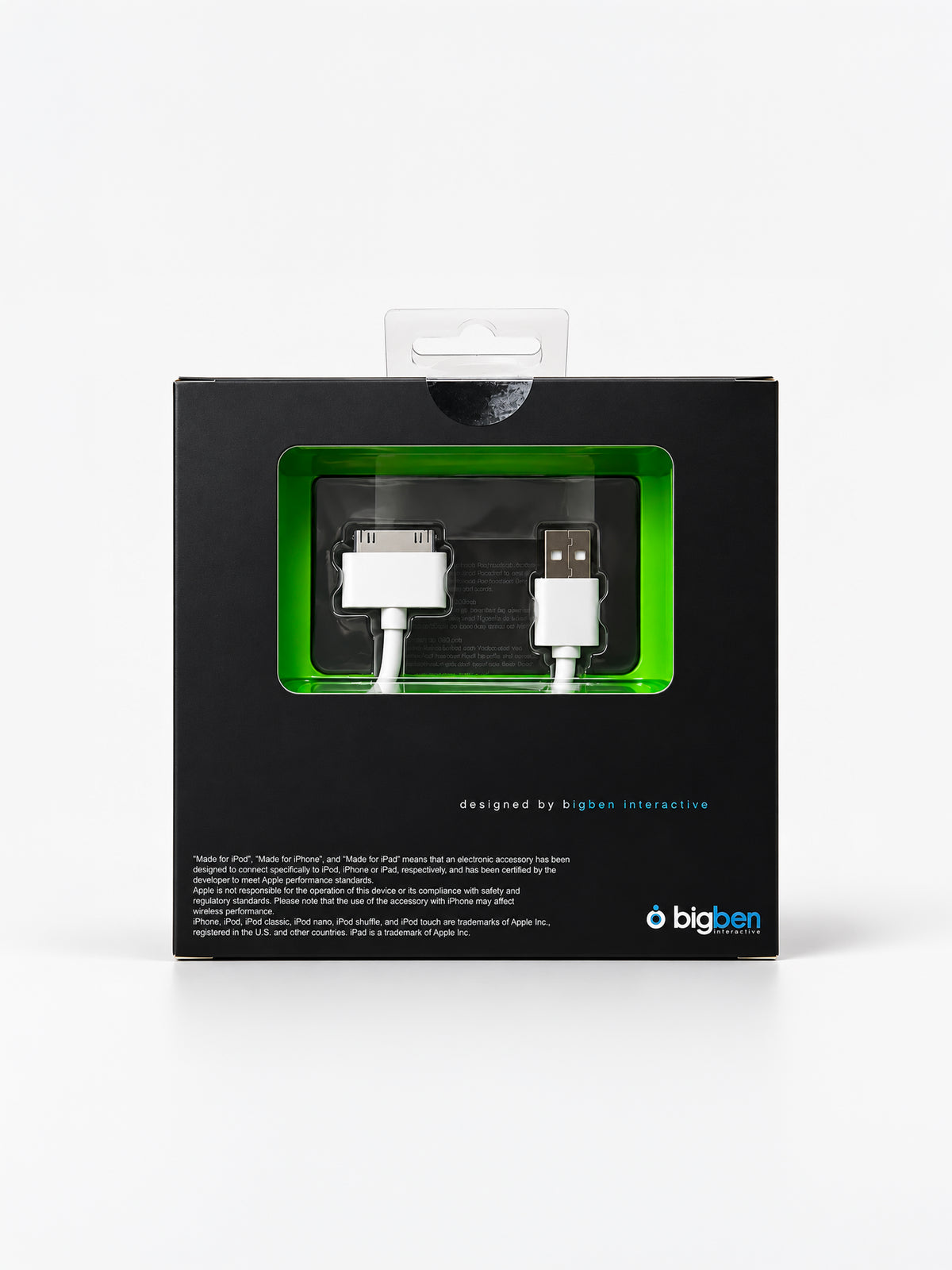Câble USB 30 broches 3M Bigben pour iPod