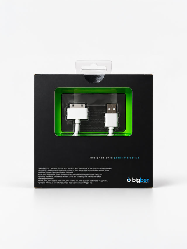 Câble USB 30 broches 3M Bigben pour iPod