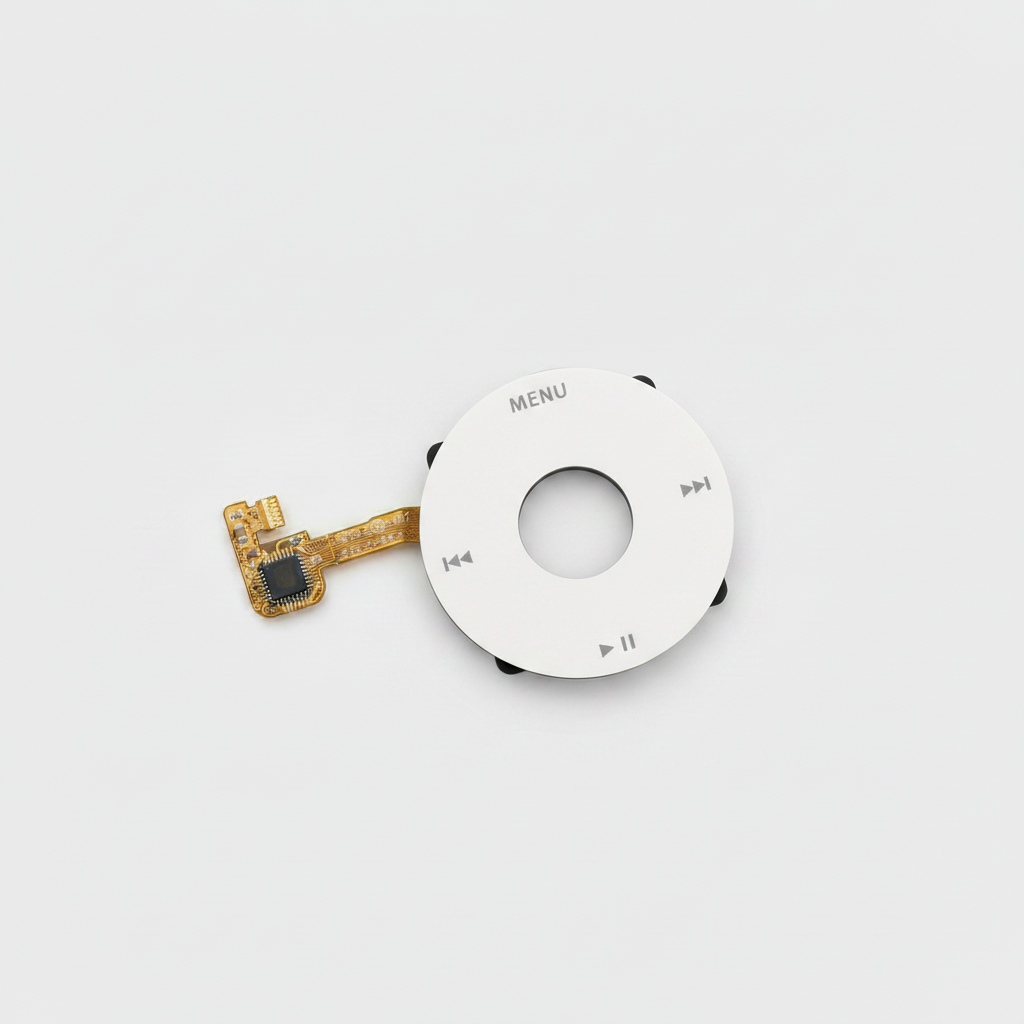 Molette Click Wheel pour iPod Classic blanche