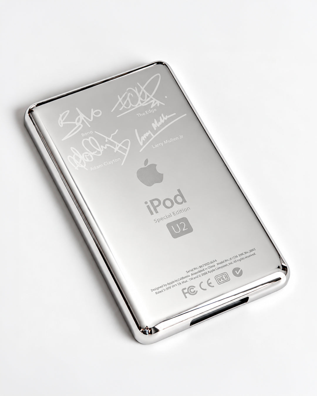 Coque arrière U2 Special Edition gravée pour iPod Classic 5G, 6G, 7G