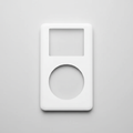 Face avant iPod Classic 4G fond gris
